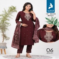 Kaya Zeenat Wholesale 3 Piece Straight Cut Concept Readymade Suits