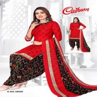 Cadbury Vol-38 Wholesale Heavy Leon Shenthetic Printed Dress Material