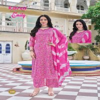 kavya emily vol 1 capsule print readymade regular wear 3pcs dress