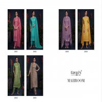 kesar karachi Prints mahroom viscose jam cotton suits online