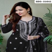 Rasili Nx Sui Dhaga Vol-3 Wholesale Chikankari Kurti Pant With Dupatta