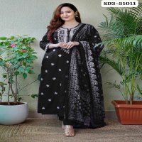 Rasili Nx Sui Dhaga Vol-3 Wholesale Chikankari Kurti Pant With Dupatta