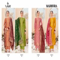 Naari Madhura Wholesale Pure Simmer Jacquard Dress Material