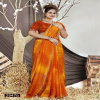 margo Vol-2 by vallabhi prints attractive print brasso saree