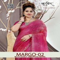 margo Vol-2 by vallabhi prints attractive print brasso saree