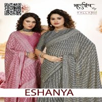 Vallabhi Eshanya Wholesale Georgette Fabrics Indian Sarees