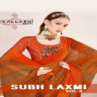 VALLABHI PRINTS SUBH LAXMI VOL 6 BEAUTIFUL REGULAR WEAR SAREES