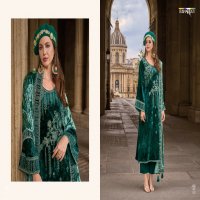 Rangati Annabee Wholesale Plush Velvet With Cord Embroidery Winter Suits