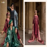 Rangati Annabee Wholesale Plush Velvet With Cord Embroidery Winter Suits