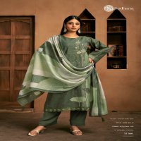 Sadhana The Portrait Wholesale Pure Simar Musline With Fancy Work Salwar Suits