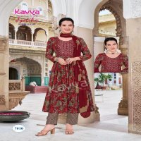 KAVYA JYOTIKA VOL 7 UMBRELLA CUT FOIL PRINT READYMADE SALWAR SUIT