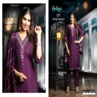 Hadippa Evening Star Vol-1 Wholesale Roman Silk Kurti With Pant And Dupatta