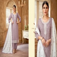 Khushi Daisy Wholesale Roman Silk Readymade 3 Piece Suits