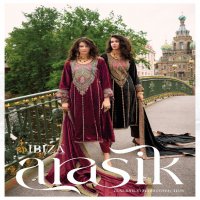 arasik by ibiza pure velvet embroidery work winter special suits