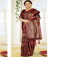 Bunawat Bhumika Satan Wholesale Satin Silk Indian Sarees