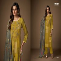 Omtex Zella Wholesale Daisy Silk With Handwork Salwar Suits