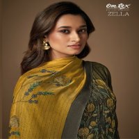 Omtex Zella Wholesale Daisy Silk With Handwork Salwar Suits