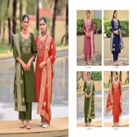 SBS By Subhash Poorva Wholesale Roman Silk Kurti With Pant And Dupatta