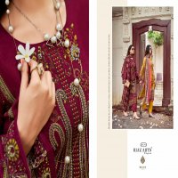 Riaz Arts Musafir Vol-14 Wholesale Pure Karachi Lawn With Embroidery Work Dress Material