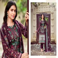 Riaz Arts Musafir Vol-14 Wholesale Pure Karachi Lawn With Embroidery Work Dress Material