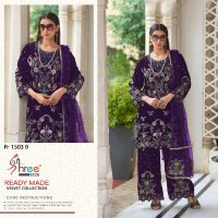 Shree Fabs R-1503 Wholesale Readymade Velvet Pakistani Concept Suits