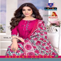 Arihant Lassa Patiyala Kudi Vol-4 Wholesale Pure Cotton Patiyala Dress