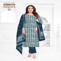 Mayur Jaipuri Vol-8 Wholesale Readymade Cotton Printed Dress