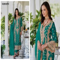 zaveri aanaya colour edition organza embroidery work full stitch original pakistani dress