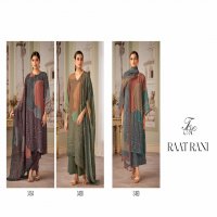 raat rani by T And M pure organza silk print suits collection