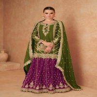 khanak by gulkayra designer chinon readymade kurti skirt with dupatta