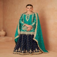 khanak by gulkayra designer chinon readymade kurti skirt with dupatta