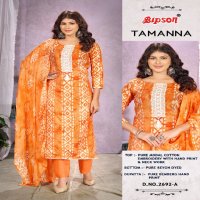 tamanna 2692 by bipson fashion hand print cotton ladies suits