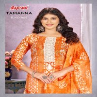 tamanna 2692 by bipson fashion hand print cotton ladies suits