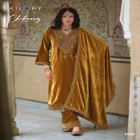 shehnaaz by kilory trends party wear winter special velvet suits