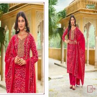 Salvi Sarah Festive Wholesale Modal Silk Fabrics Straight Salwar Kameez