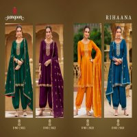 Rangoon Rihaana Vol-2 Wholesale Silk With Fancy Work Inner Readymade Suits