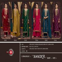 Triple AAA Xander Wholesale Star Georgette With Jarkan Work Dress Material