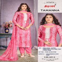 tamanna 2691 by bipson fashion hand print cotton ladies suits