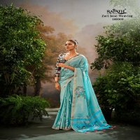 Rajpath Kalindi Silk Wholesale Soft Linen With Kalamkari Blouse Sarees