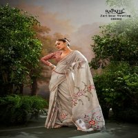 Rajpath Kalindi Silk Wholesale Soft Linen With Kalamkari Blouse Sarees