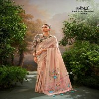 Rajpath Kalindi Silk Wholesale Soft Linen With Kalamkari Blouse Sarees