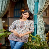 Rangmaya Sweety Wholesale Chicken Shiffli Short Tops