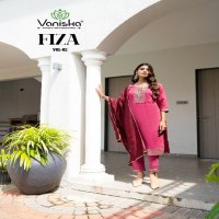 Vaniska Fiza Vol-2 Wholesale Straight Cut Kurti With Pant And Dupatta