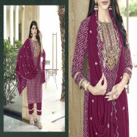 Sweety Slice Wholesale Fancy Chinon Silk Kurti With Pant And Dupatta