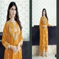 Sweety Slice Wholesale Fancy Chinon Silk Kurti With Pant And Dupatta