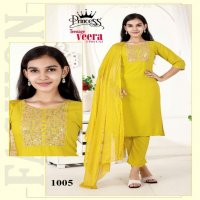 Princess Teenage Veera Wholesale Kids Salwar Suits Combo