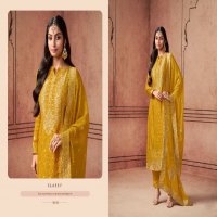 Zisa Aurum Wholesale Pure Taby Silk With Weaving jacquard Straight Suits