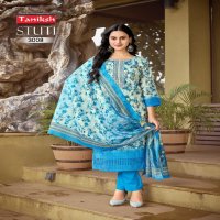 Taniksh Stuti Vol-3 Wholesale Sikvans Embroidery Kurtis With Pant And Dupatta