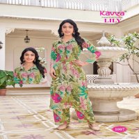 kavya lily vol 1 fully stitch chanderi casual wear shirt style long top with pant