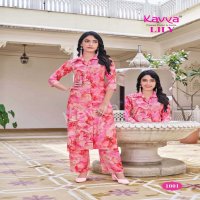 kavya lily vol 1 fully stitch chanderi casual wear shirt style long top with pant